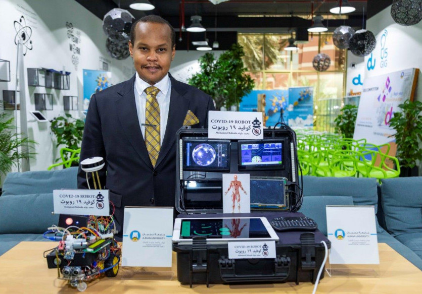 Ajman University Engineer Invents Robot to Help Detect COVID-19